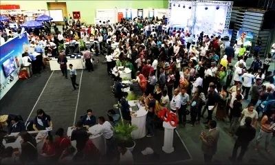 Salon du Prêt-à-Partir : Vue aérienne par drone, ce vendredi matin