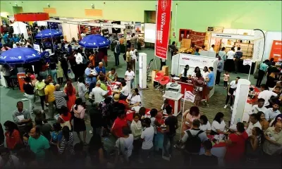 Salon du Prêt-à-Partir : Vue aérienne par drone, ce vendredi après-midi