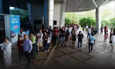 Salon du Prêt-à-Partir : Vue aérienne par drone, ce dimanche matin