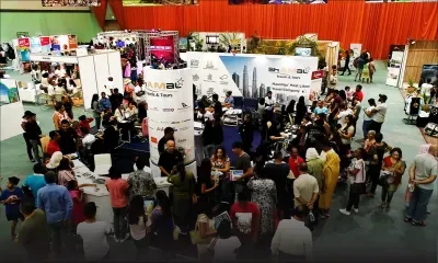 Salon du Prêt-à-Partir : Vue aérienne par drone, ce dimanche après-midi