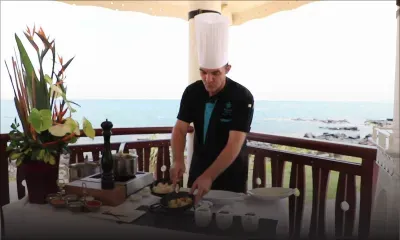 Recette facile : POÊLÉE DE SAINT-JACQUES aux petits légumes et à la crème de vanille de Madagascar