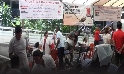 À l’esplanade Emmanuel Anquetil : Mega Blood Donation organisé aujourd'hui