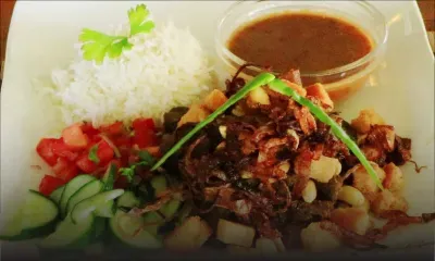 Dry curry l'un des spécialité de Andrea Lodge