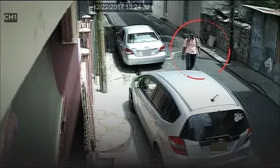 Démasqué grâce à une CCTV : le présumé voleur est un proche des victimes