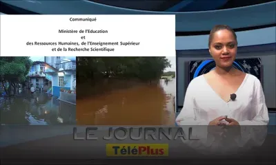 Le Journal Téléplus – Pas de rentrée des classes ce mardi, l’avis de fortes pluies maintenu