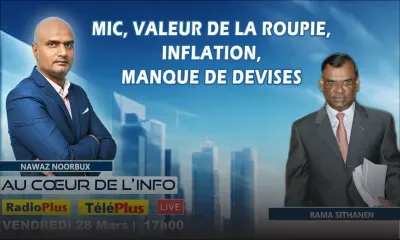 Au Cœur de l’Info : Rama Sithanen l’invité de Nawaz Noorbux ce vendredi