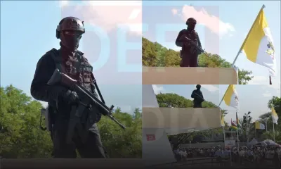 Sainte-Croix : un membre des forces spéciales présent pour assurer la sécurité du pape François