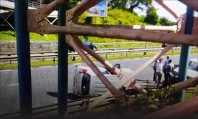  Sorèze : une voiture se renverse sur l’autoroute