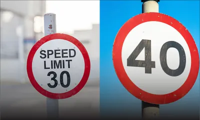 Sécurité routière : installation des panneaux de limitation de vitesse de 30 à 40 km/h