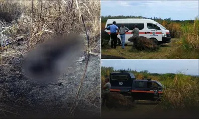 Corps calciné à St-Félix : la victime portait une profonde entaille au cou