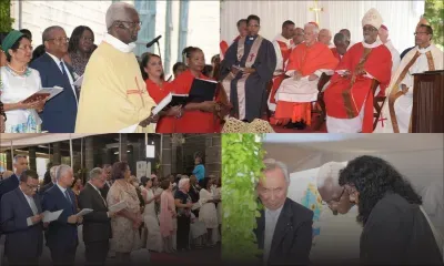 [En images] Consécration et installation du nouvel évêque de Maurice, Sténio André