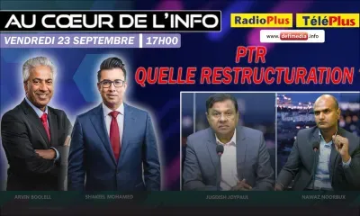 Au Cœur de l’Info : Arvin Boolell et Shakeel Mohamed dans le studio de Radio Plus cet après-midi