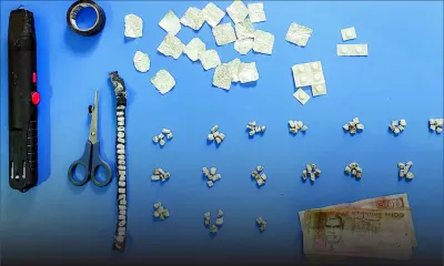 Résidence Kennedy, à Quatre-Bornes : taser, héroïne et drogue de synthèse saisis chez un coiffeur 