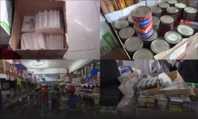 Cyclone Berguitta : les supermarchés pris d’assaut 