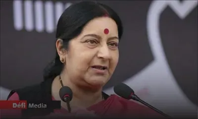 Hommage rendu à Sushma Swaraj