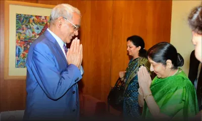 Sushma Swaraj a quitté Maurice ce soir