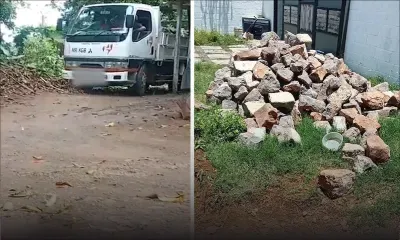 Pamplemousses : Des voleurs démolissent une maison en pierre taillée