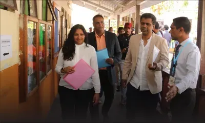 Nomination Day : les trois candidats de l’Alliance Morisien du No 18 sont arrivés pour déposer leurs candidatures