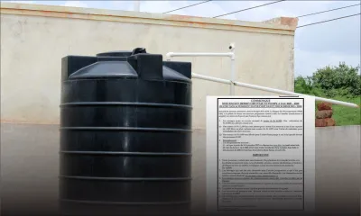 Subvention pour l’achat des réservoirs d’eau et des pompes : les enregistrements débutent ce lundi 