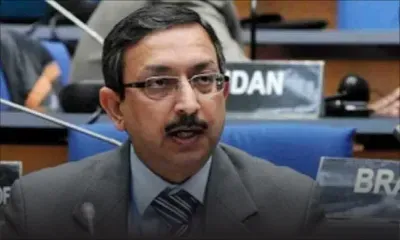  Diplomatie : Tanmaya Lal, le nouveau haut-commissaire de l'Inde à Maurice, présente ses lettres de créance à Barlen Vyapoory