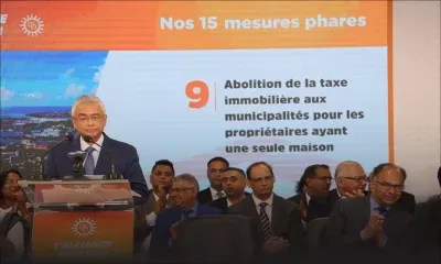 Manifeste électoral de l’Alliance Morisien : Pravind Jugnauth promet la suppression de la taxe immobilière dans les municipalités pour les propriétaires d'une seule maison