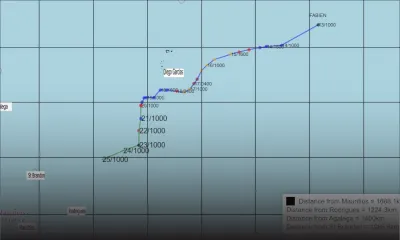Fabien est devenue une tempête tropicale intense