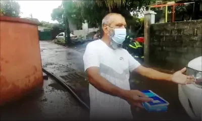 Chemin-Grenier : sa cour inondée, un habitant remonté 