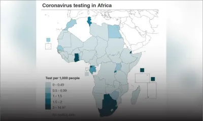 Coronavirus : Maurice et Djibouti en tête en Afrique pour leur capacité en matière de dépistage, selon la BBC
