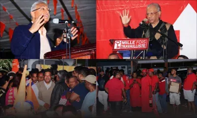 [En images] Election partielle : Duel à distance entre le MSM et le PTr