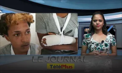 Le Journal Téléplus - Agression au sabre à cause d’un vol de motocyclette, un jeune de 18 ans a eu 2 tendons sectionnés