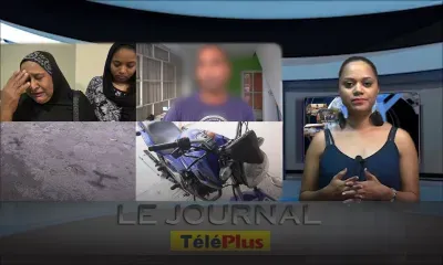 Le Journal Téléplus  - Une famille bouleversée à Pailles après un accident de la route, une fillette de 3 ans se bat pour sa vie