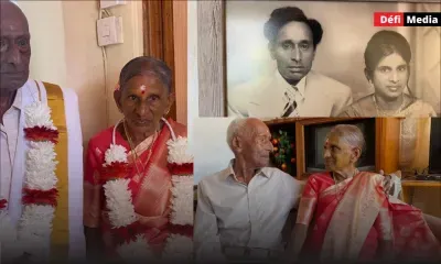 Soopaya et Magalutchmee Coopoosamy célèbrent leurs 60 ans de mariage