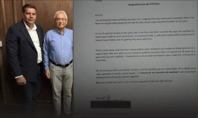 Sheikh Mukhtar Hossenboccus démissionne du PTr et traite Ramgoolam de «bad leader»