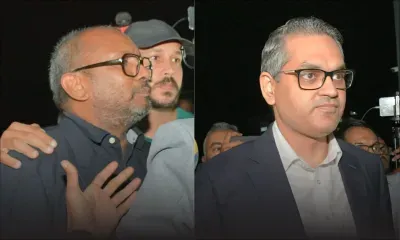 [En images] Malversation présumée de Rs 300 M au préjudice de la MIC : l'ex-ministre Renganaden Padayachy et l'ex-Gouverneur de la BoM à leur arrivée à la FCC