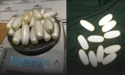 À L’AÉROPORT : Un Nigérian arrêté avec 61 boulettes de cocaïne