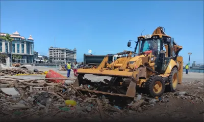[En images] Post-Belal : grande opération de nettoyage dans la capitale de Maurice 