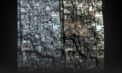 Le camp de réfugiés de Jabalia avant et après les bombardements 