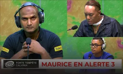 Maurice en alerte 3. Forte tempête tropicale Calvinia : plateau spécial sur Radio Plus