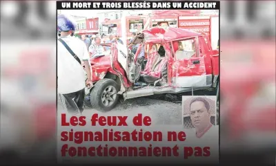 Voici la Une du Defi Quotidien de ce lundi 30 avril