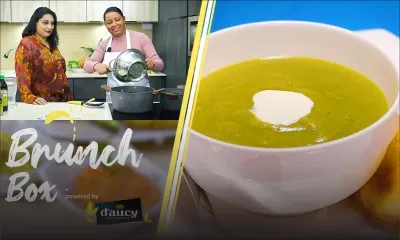 Brunch Box : une soupe aux légumes verts facile à préparer