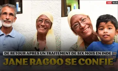 De retour après un traitement de six mois en Inde : la syndicaliste Jane Ragoo se confie
