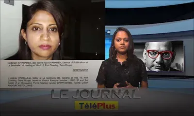 Le Journal Téléplus – La ministre Roubina Jadoo-Jaunbocus demande à la CDU d’enquêter sur Nad Sivaramen