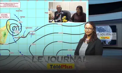 Le Journal Téléplus – Fakir - Maurice devrait passer en alerte cyclonique 2 ce lundi soir