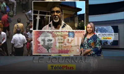 Le Journal Téléplus – Attention à l’arnaque, plusieurs commerçants de la rue Desforges  trompés par de faux billets de Rs 2000