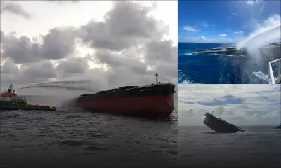 MV Wakashio : aucun explosif utilisé lors du sabordage de la partie avant, selon Alain Donat 