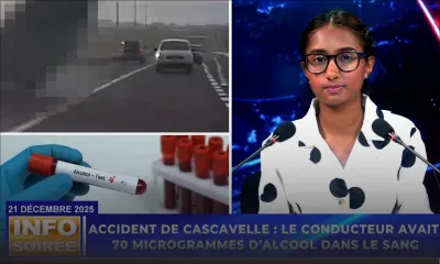 [Info Soirée] : « Sofer la ti sou, 70 mg lalkol dan so disan»