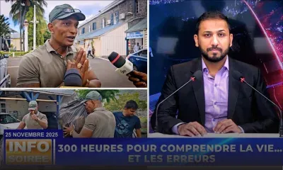 [Info Soirée] : « se enn zoli leson ki lavi donn mwa »