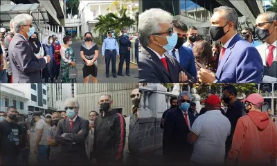 Assemblée nationale : manif « symbolique » d’Arvin Boolell pour dénoncer sa suspension 