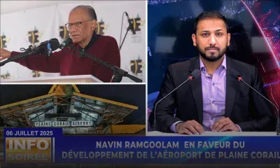[Info soirée] : « Malgre difikilte economik bizin extend airport Rodrig »