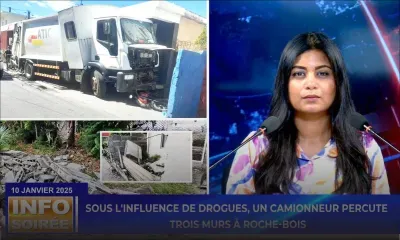 [Info Soirée] : «Kamion finn kraz 3 miray, heresma pa ti ena zanfan»